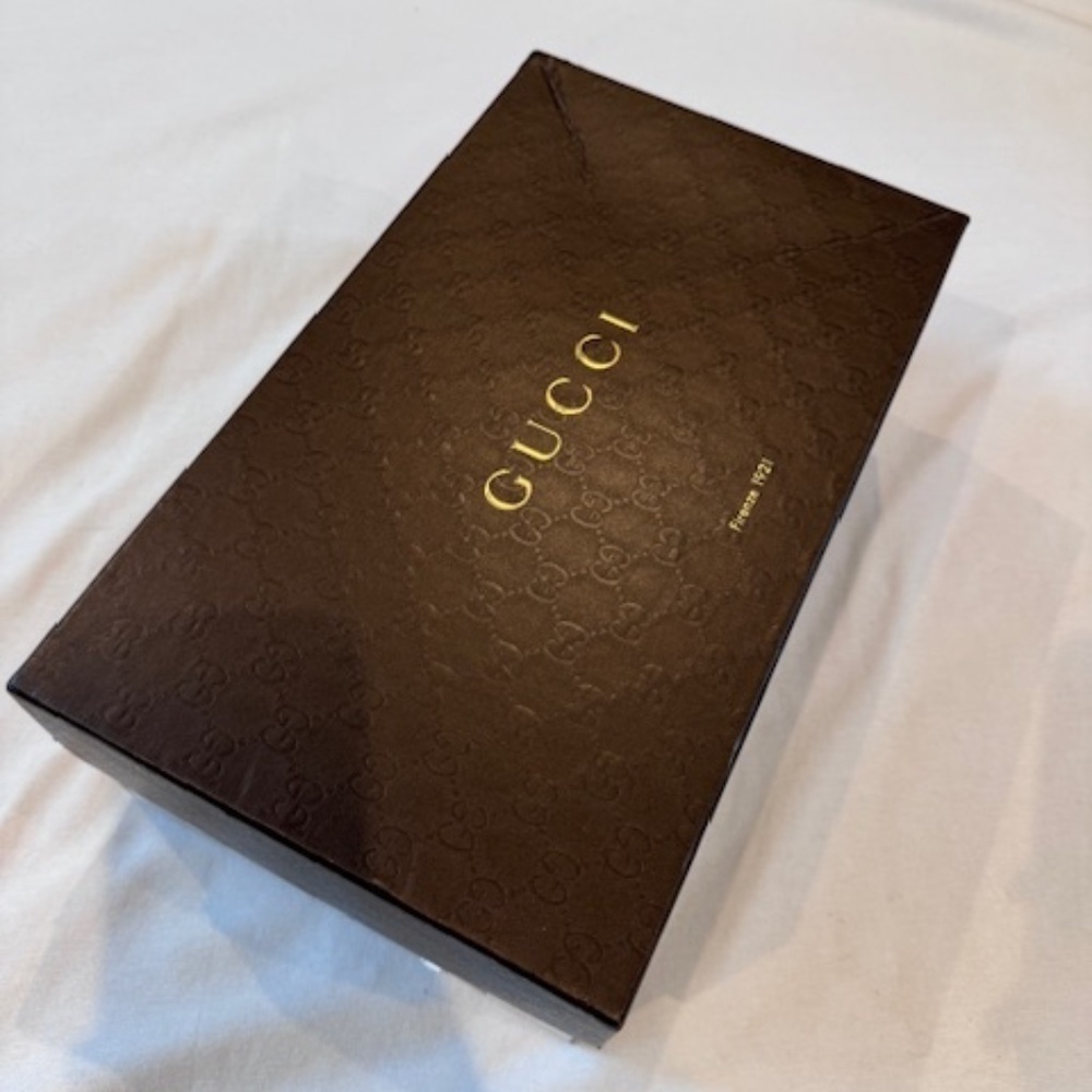 Gucci Diamante Brown Driving Loafer Men's 7-7.5​ - Picture 8 of 9